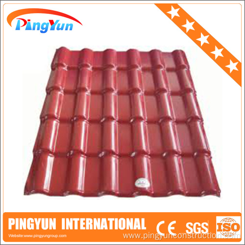 Anti corrosion plastic tiles roofing price/pvc roofing tile